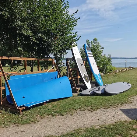 公寓 Seeblick Am Malchiner *