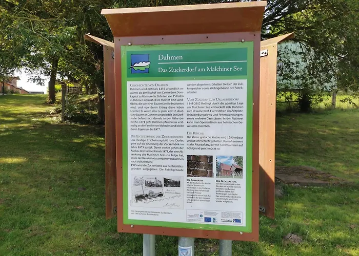 Seeblick Am Malchiner شقة *